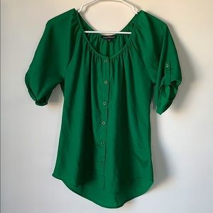 Express Button Up Blouse 💚 XS
